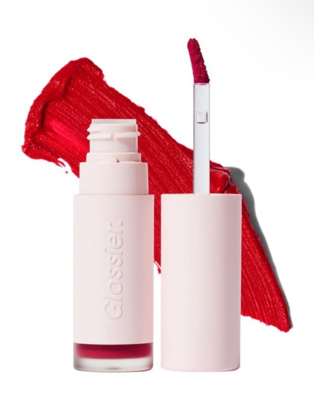 Glossier G Suit Lip Crème in Jet Red NEW